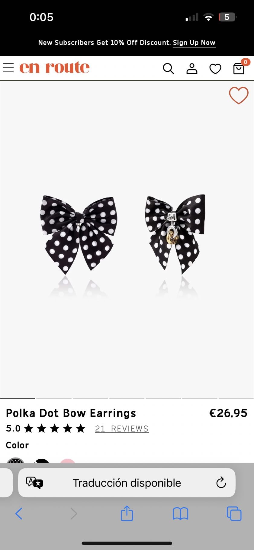 Pendientes enroute