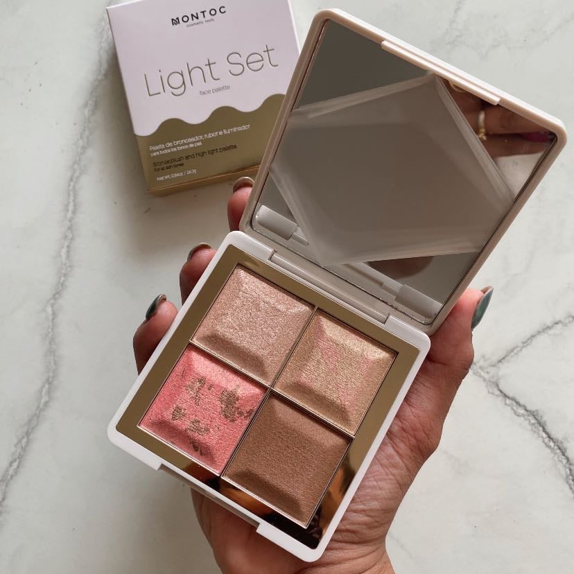 Paleta iluminador Blush y bronzer montoc
