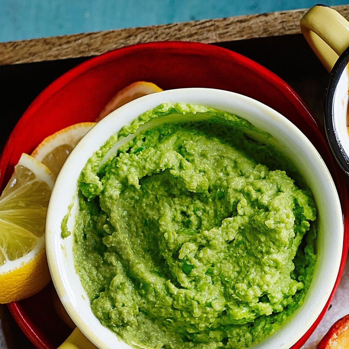 Mushy Peas and Mint Sauce