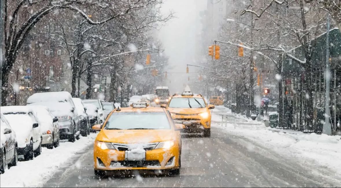 new york in winter