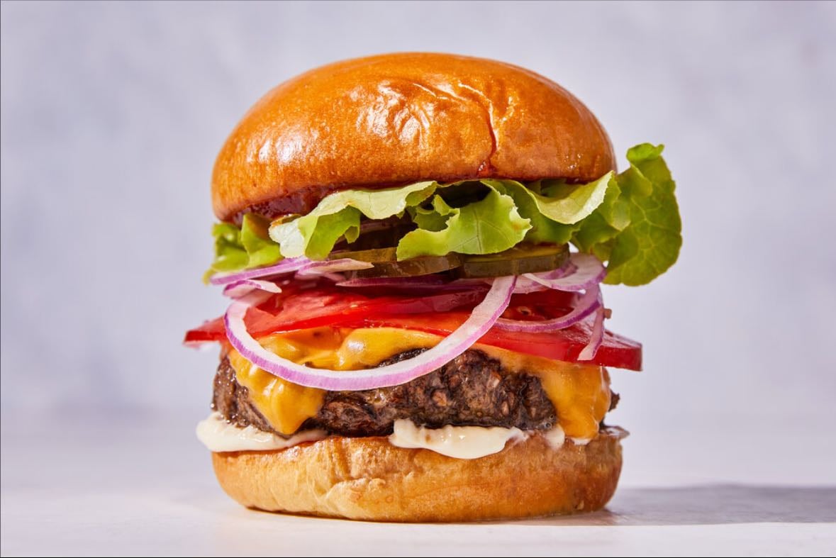 pork patty burgers