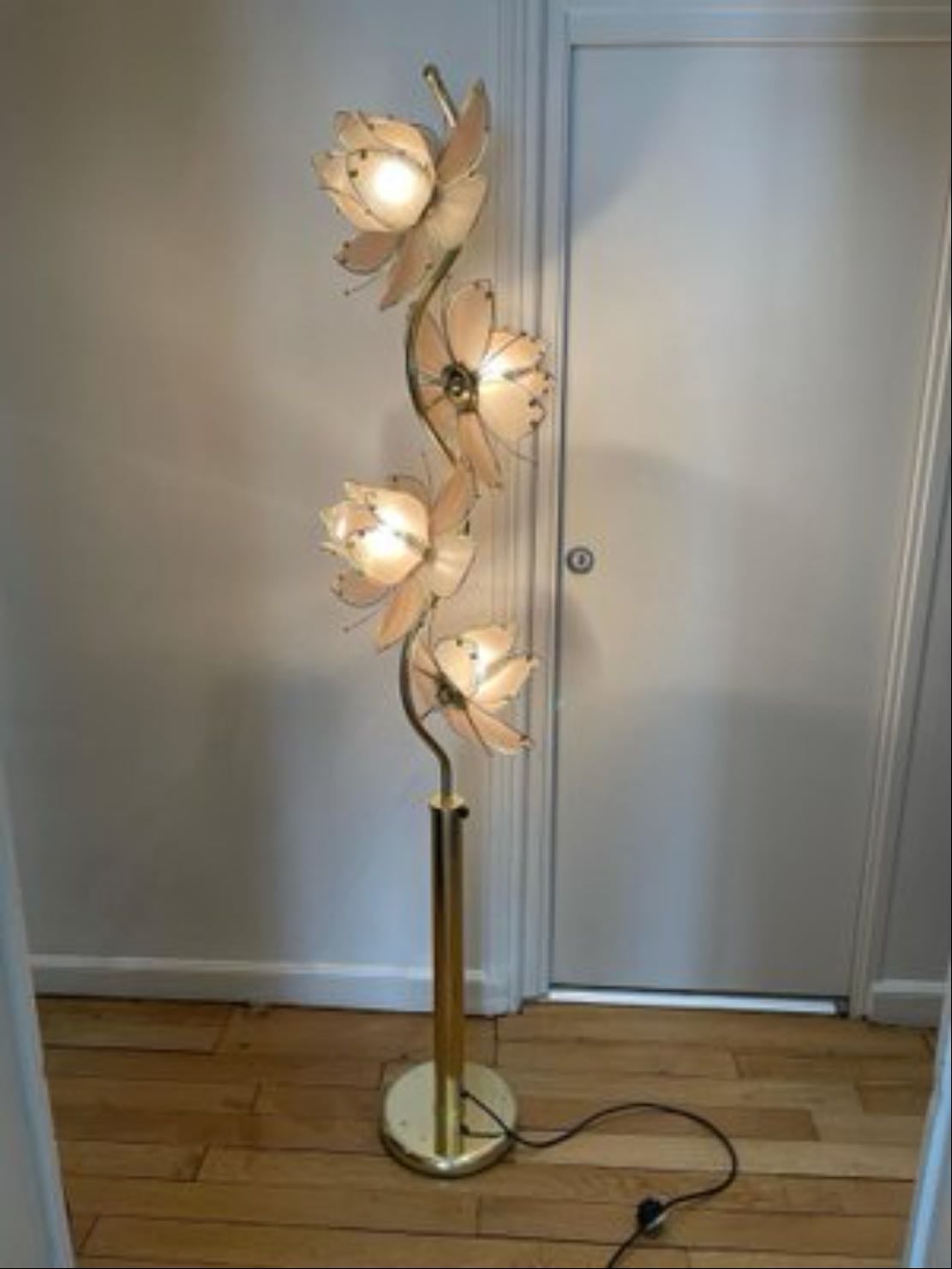 lotus floor lamp