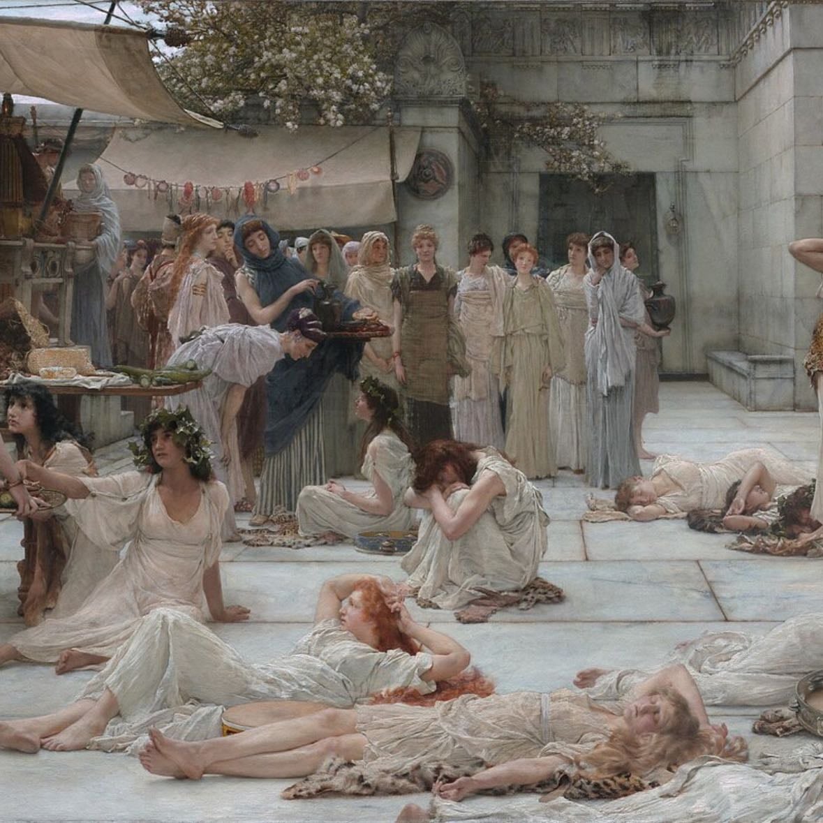 The Women Of Amphissa - Lawrence Alma-Tadema