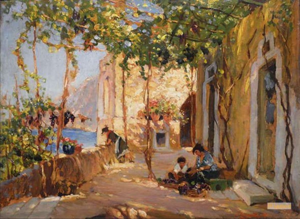 Neapolitan Scene - Joaquin Serolla