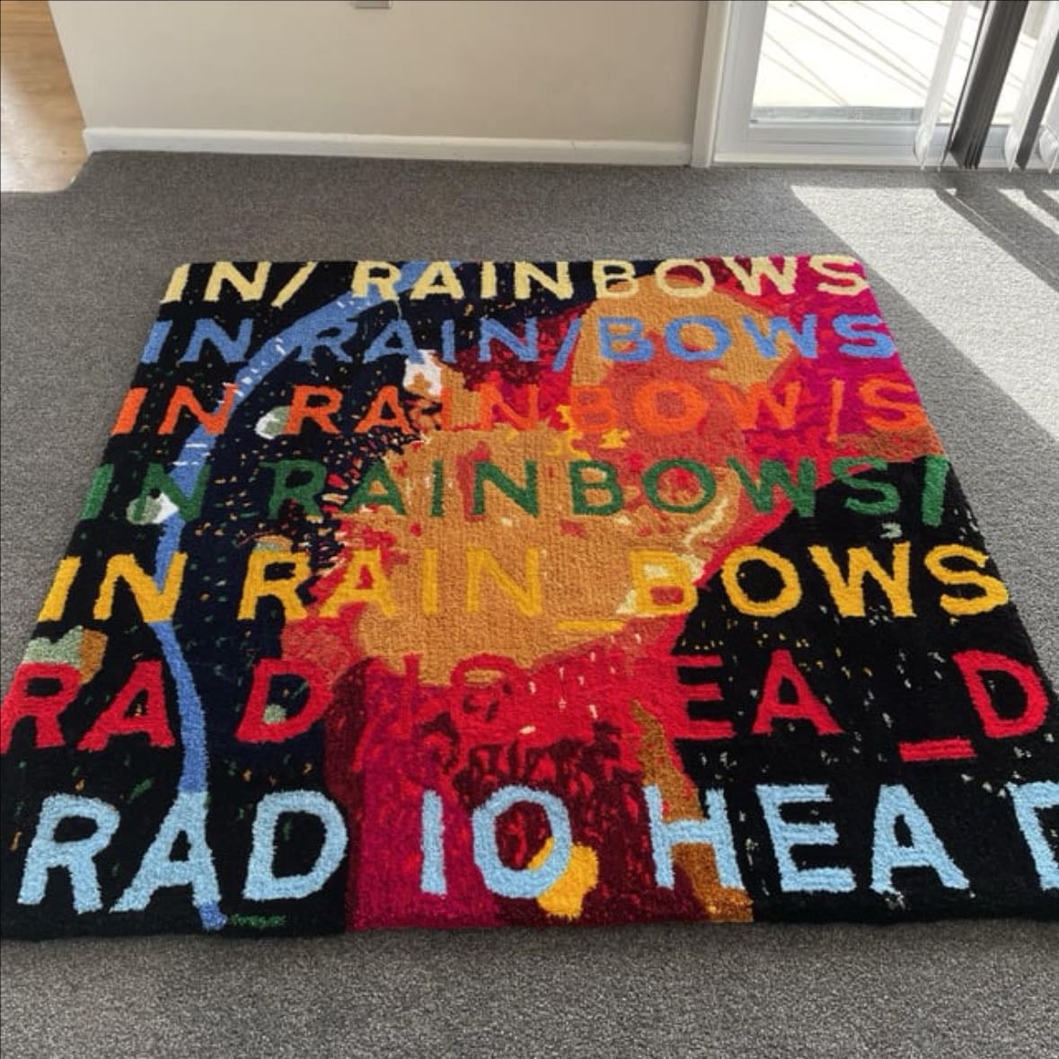 in rainbows rug