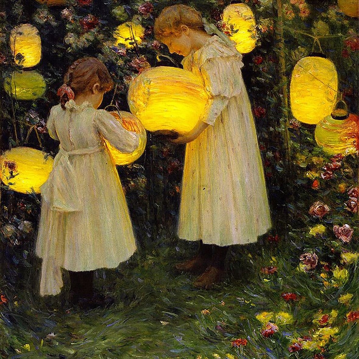 Japanese Lanterns - Luther Emerson Van Gorder