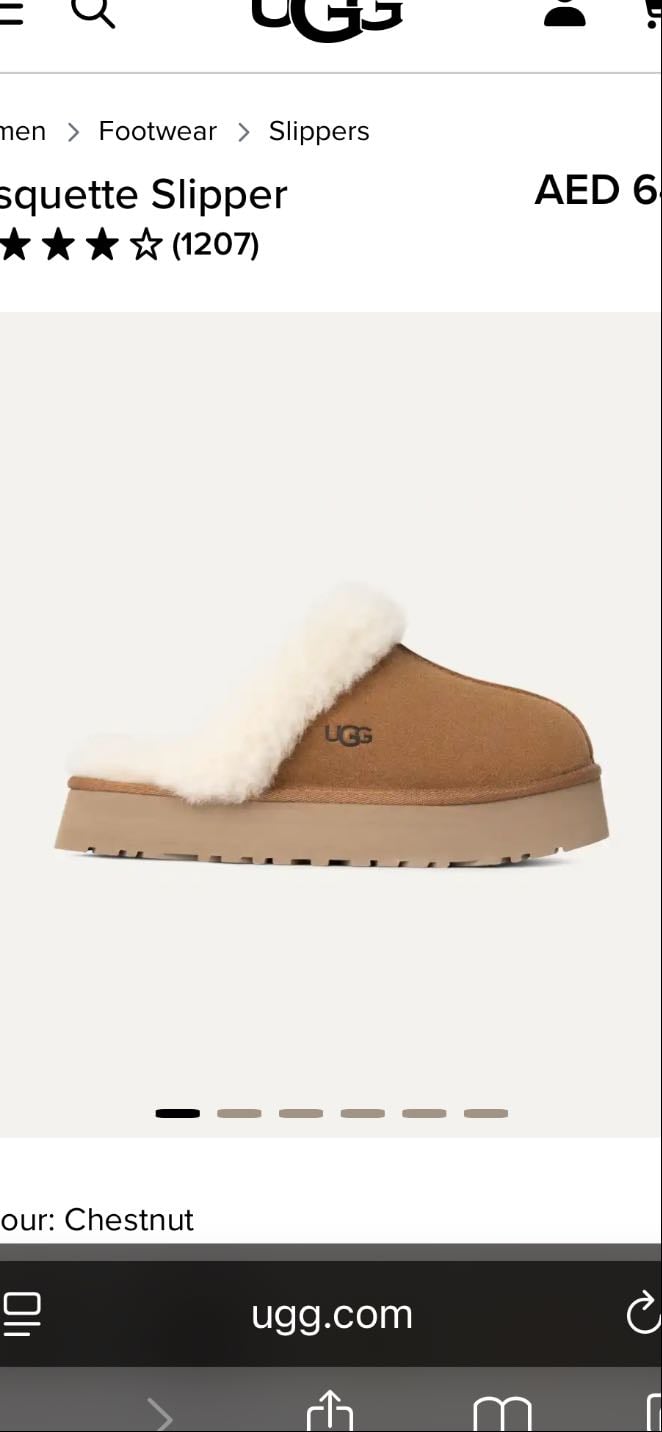 uggs disquette slipper - $175