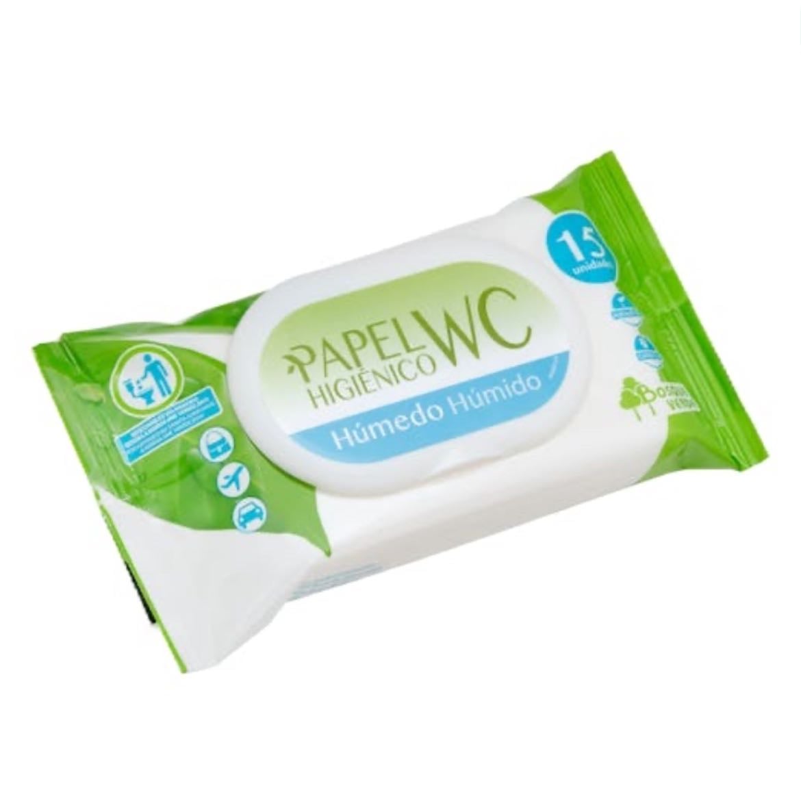 Papel higiénico húmedo WC Bosque Verde con aloe vera y camomila - Bosque Verde