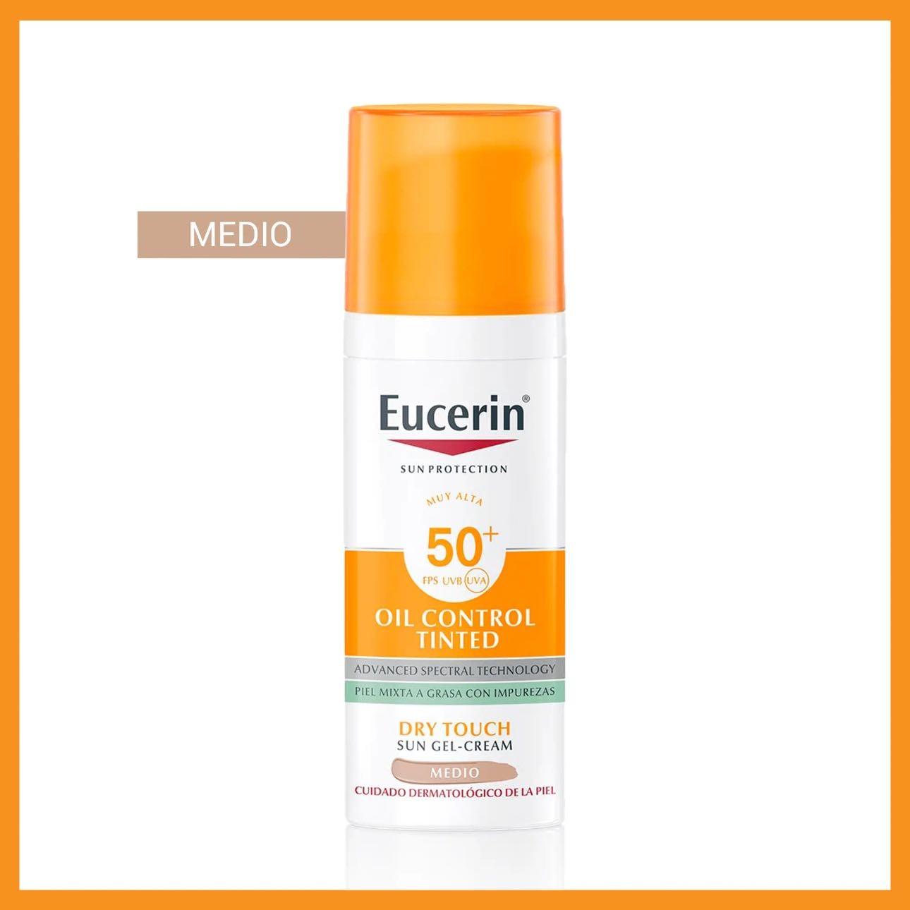 Eucerin bloqueador con color