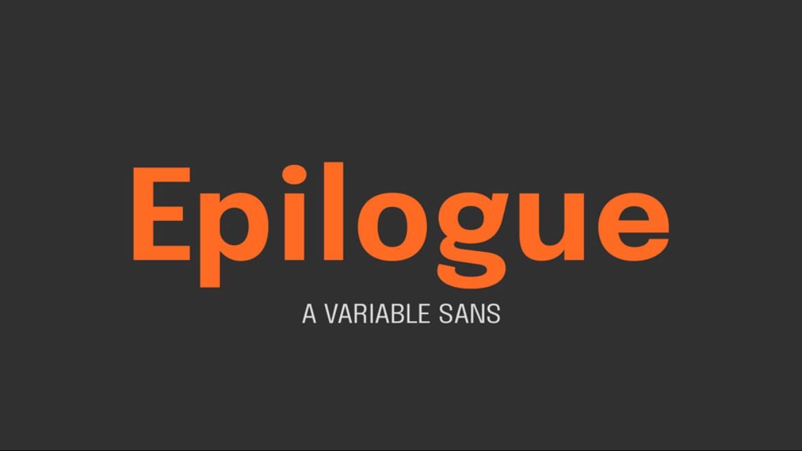 Epilogue - Google fonts