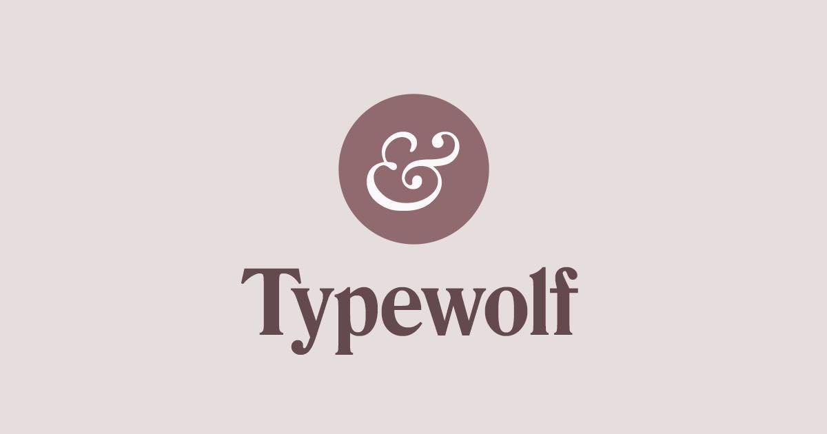 What’s Trending in Type · Typewolf - Typewolf