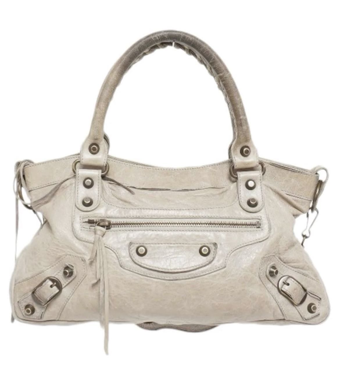 balenciaga city white