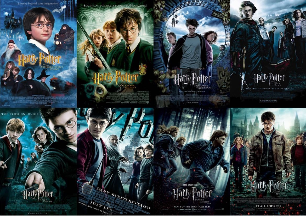 Harry Potter Series (1-8)