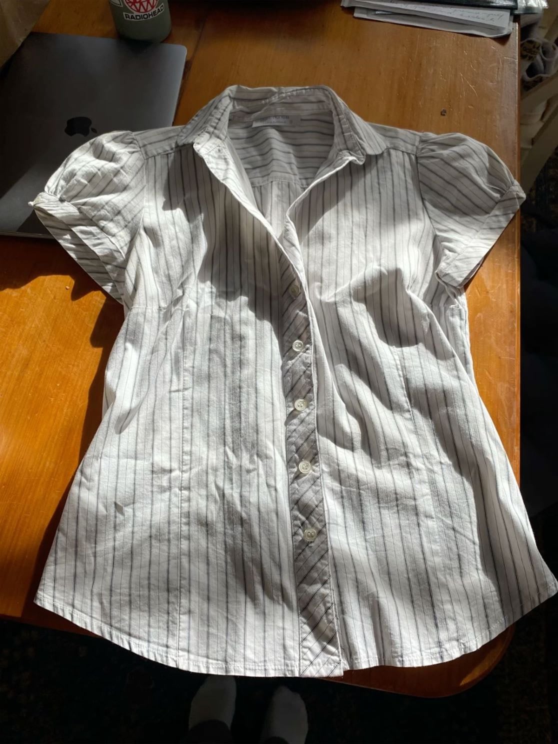 striped blouse