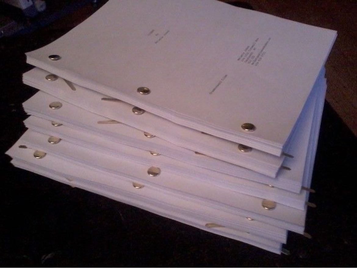 do script work - { analyse and notate }