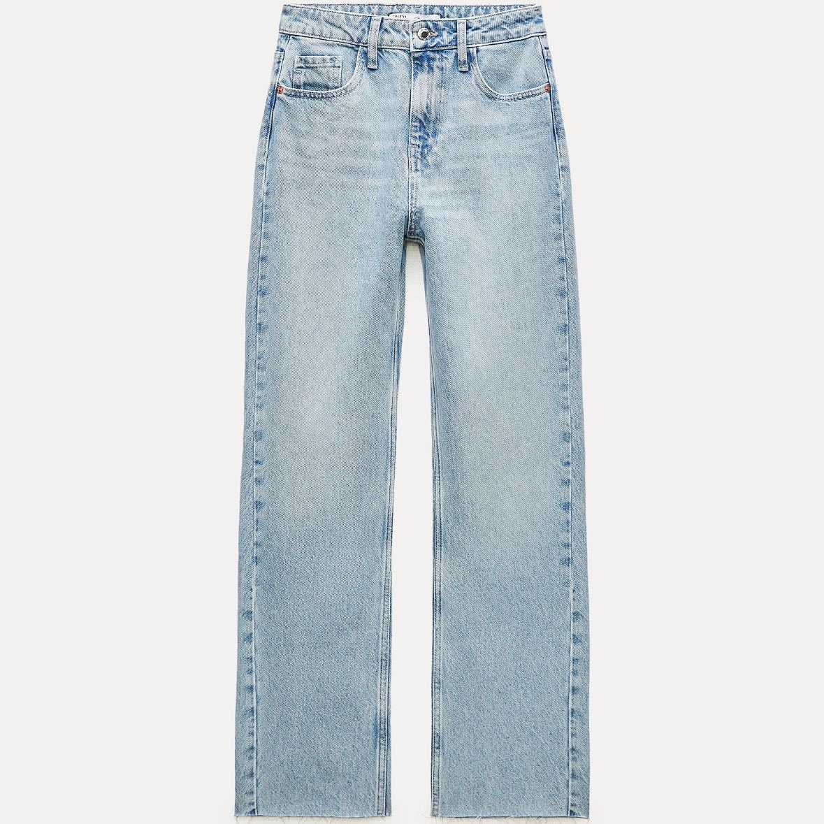 LightWashedBlueStraightLegJeans - ZaraH&MBershka