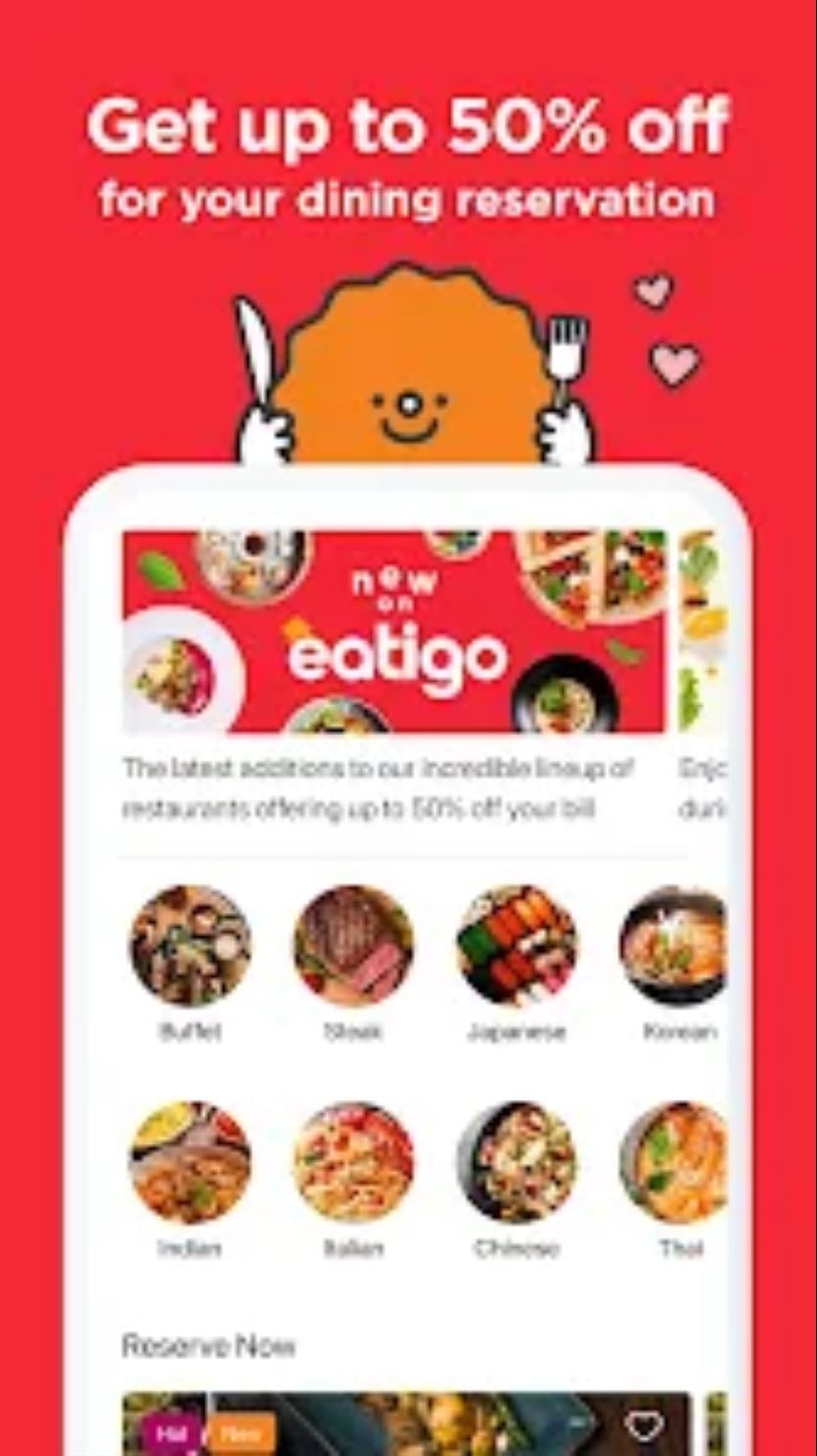 Eatigo - Descuentos en horas específicas