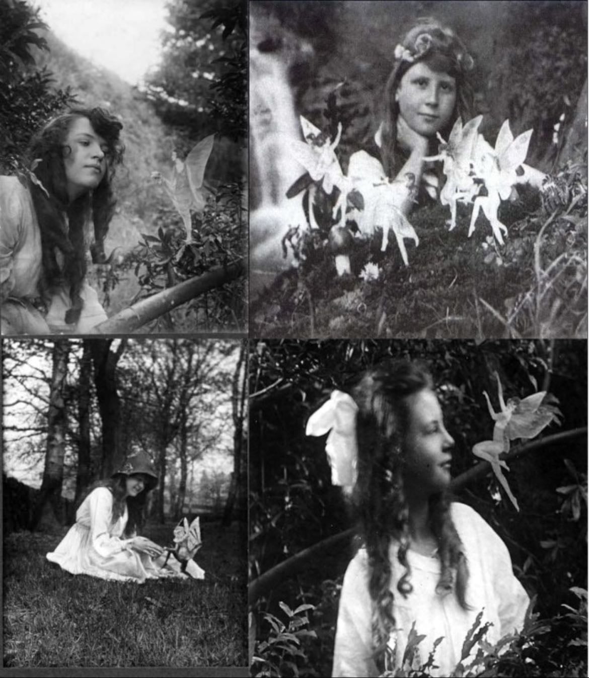 Las hadas de Cottingley - Elsie Wright y Frances Griffith 🌸