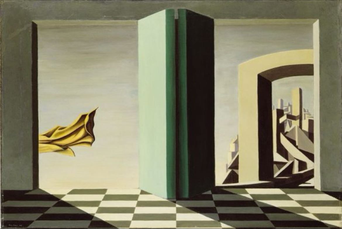 The upper limit of the sky - Kay Sage 🌸 1944
*Surrealismo*