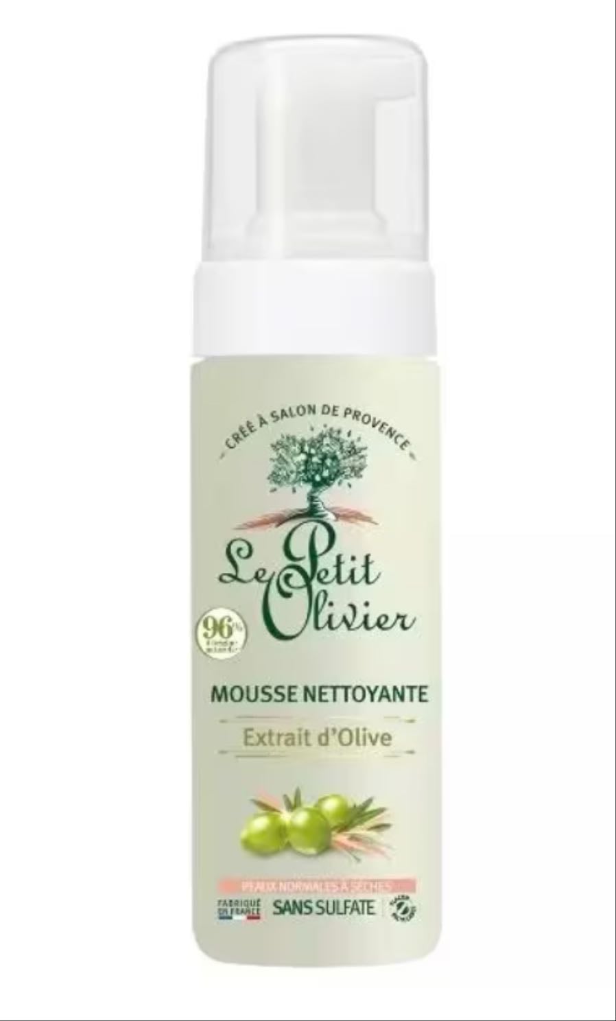 Mousse nettoyante LPO - Le petit olivier mousse nettoyante