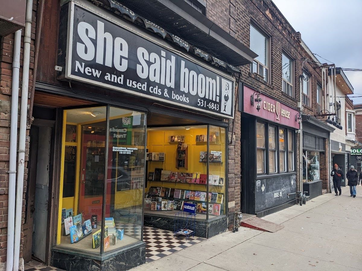 She Said Boom! Books and Records