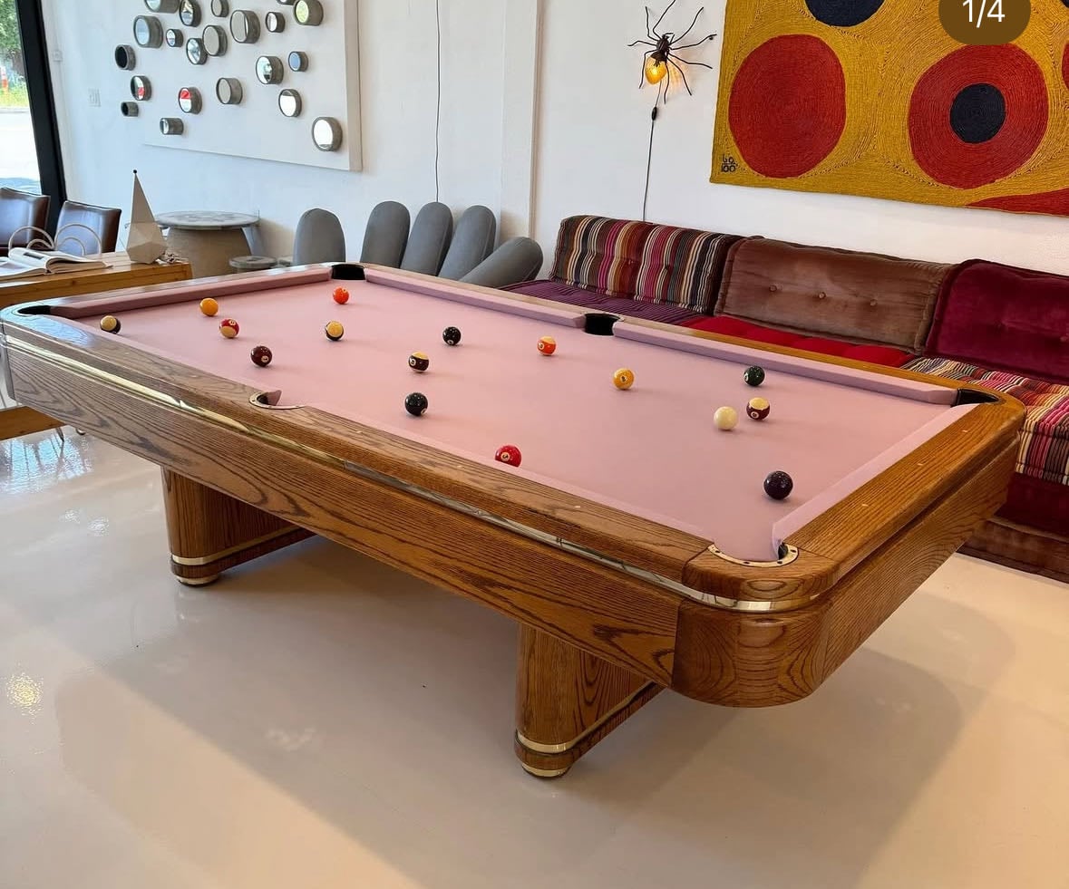 Pink pool table
