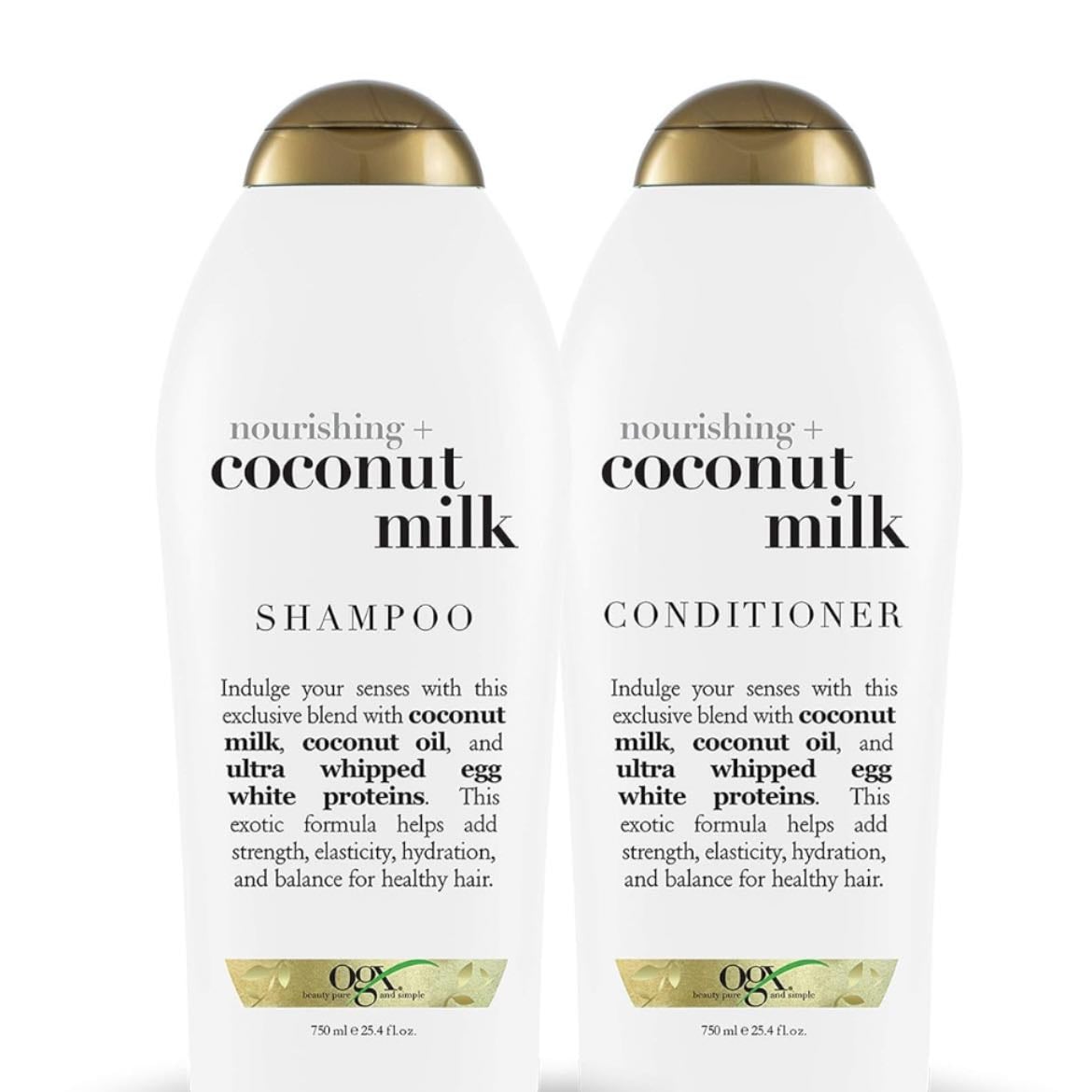ogx nourishing + coconut milk shampoo