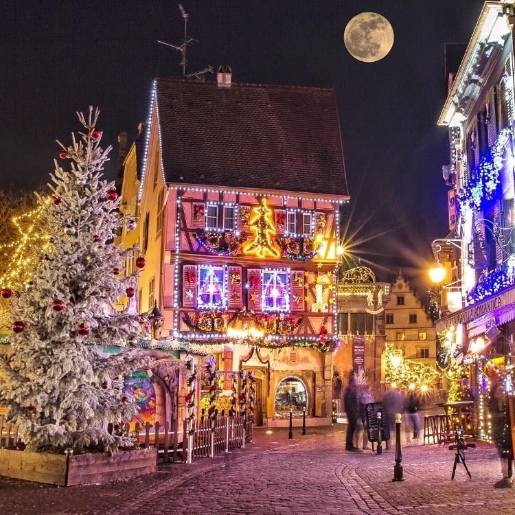 Colmar - A fairytale town with canals, half-timbered houses and numerous small Christmas markets scattered throughout the old town.