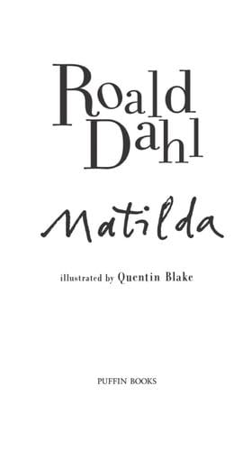 Matilda - Roald Dahl · 2007