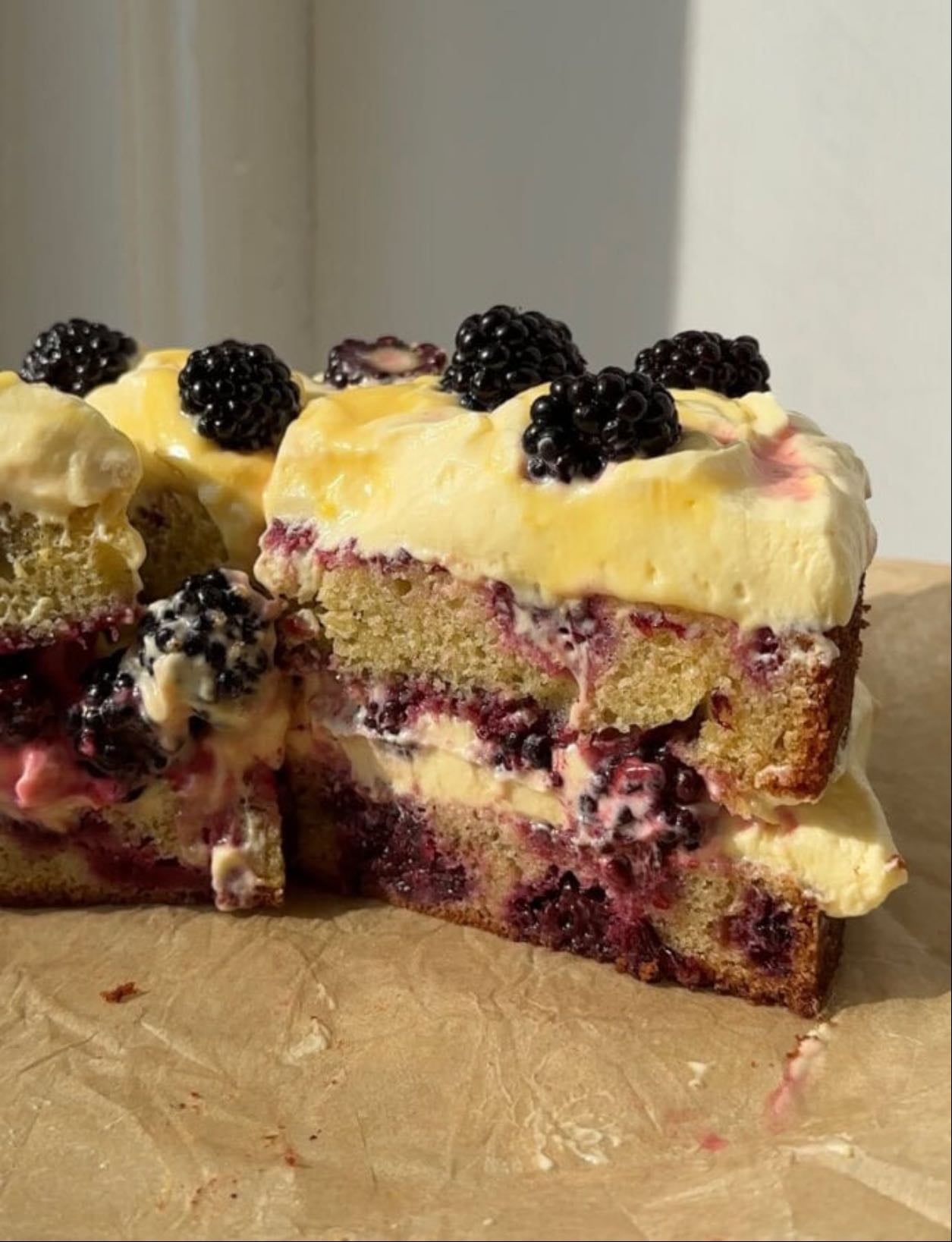 Lemon Blackberry Cake