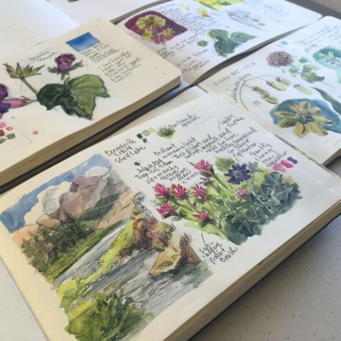Diary with drawings - Puedes tener un diario con distantes ideas y hacer dibujos para esas ideas. Mejora la creatividad y la capacidad para pensar.