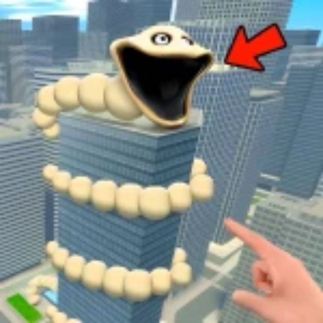 Scary Worm Tower Climb - 점프맵고수 모여라