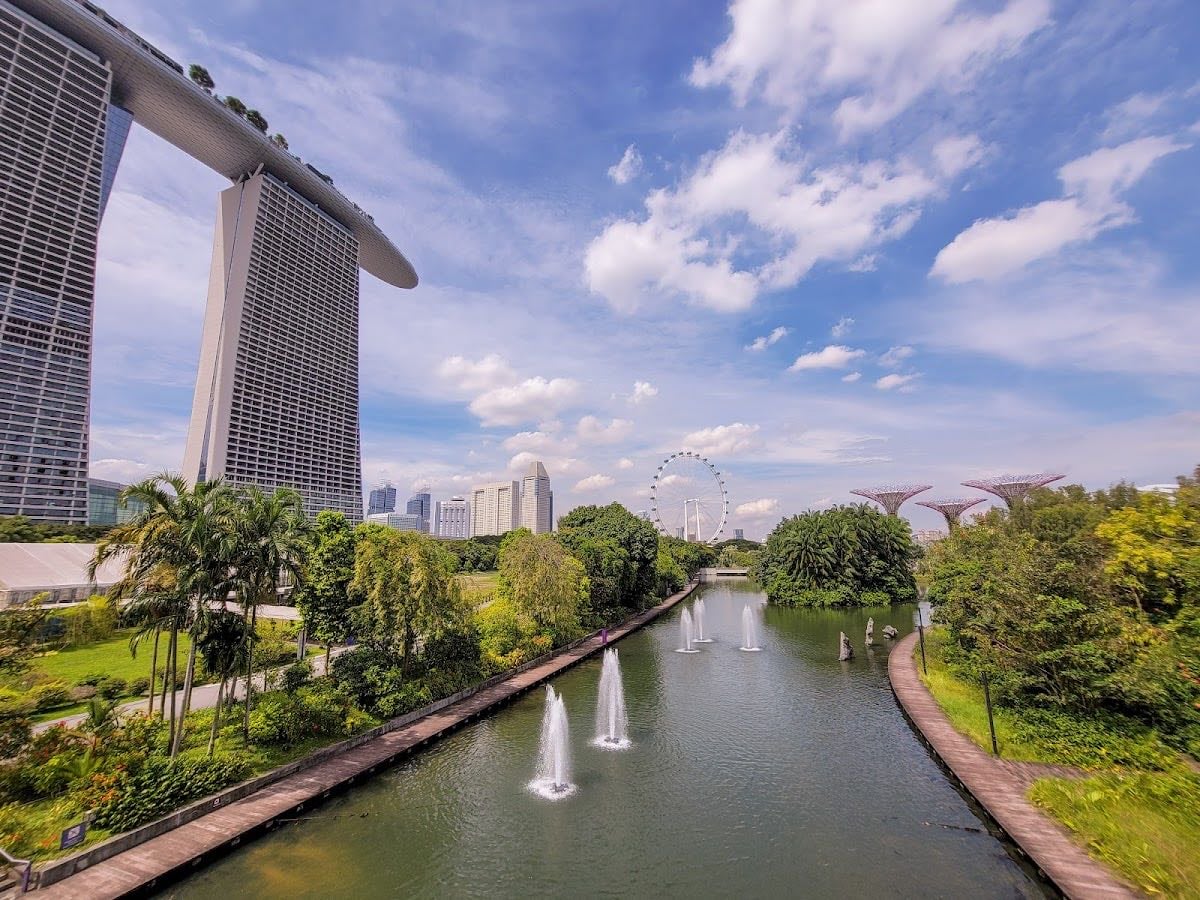 Marina Bay Overpass Viewing Point