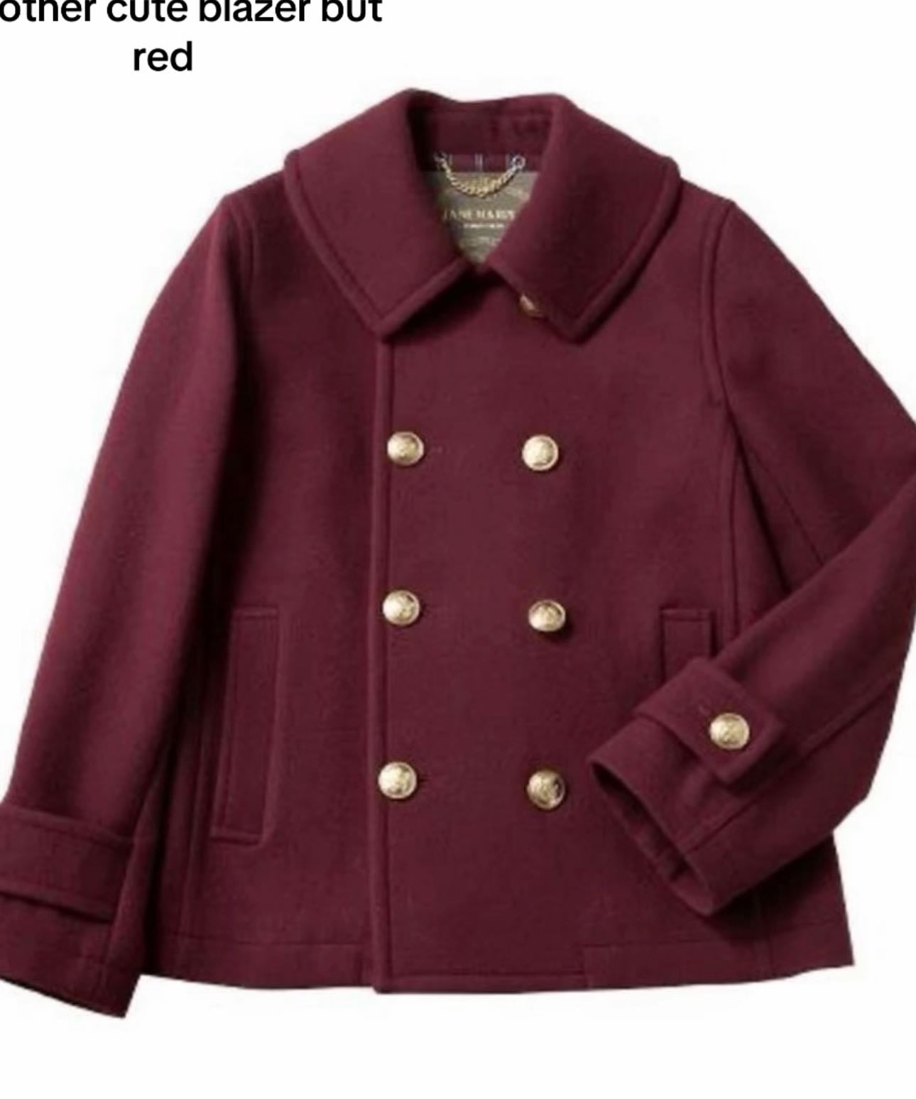 red blazer