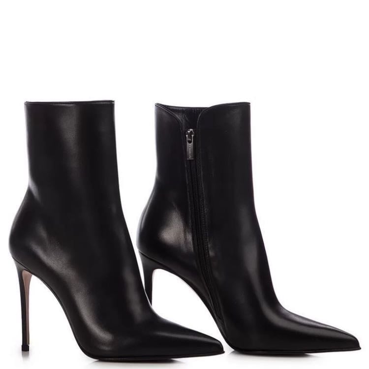 botas tacon de punta