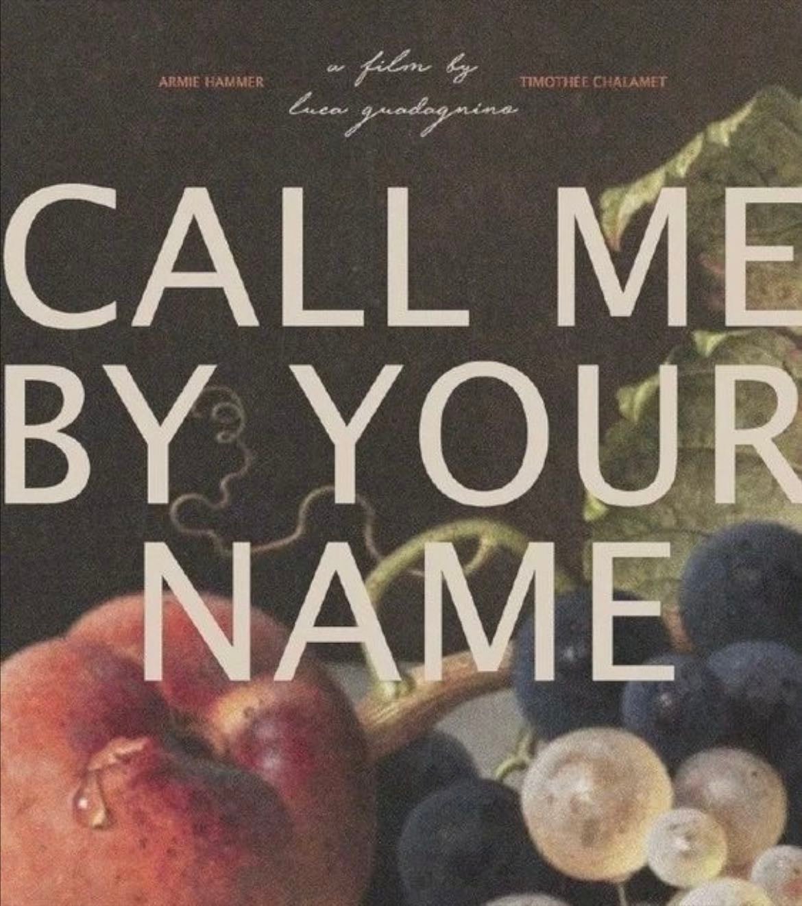 Call Me by Your Name - Luca Guadagnino · 2017