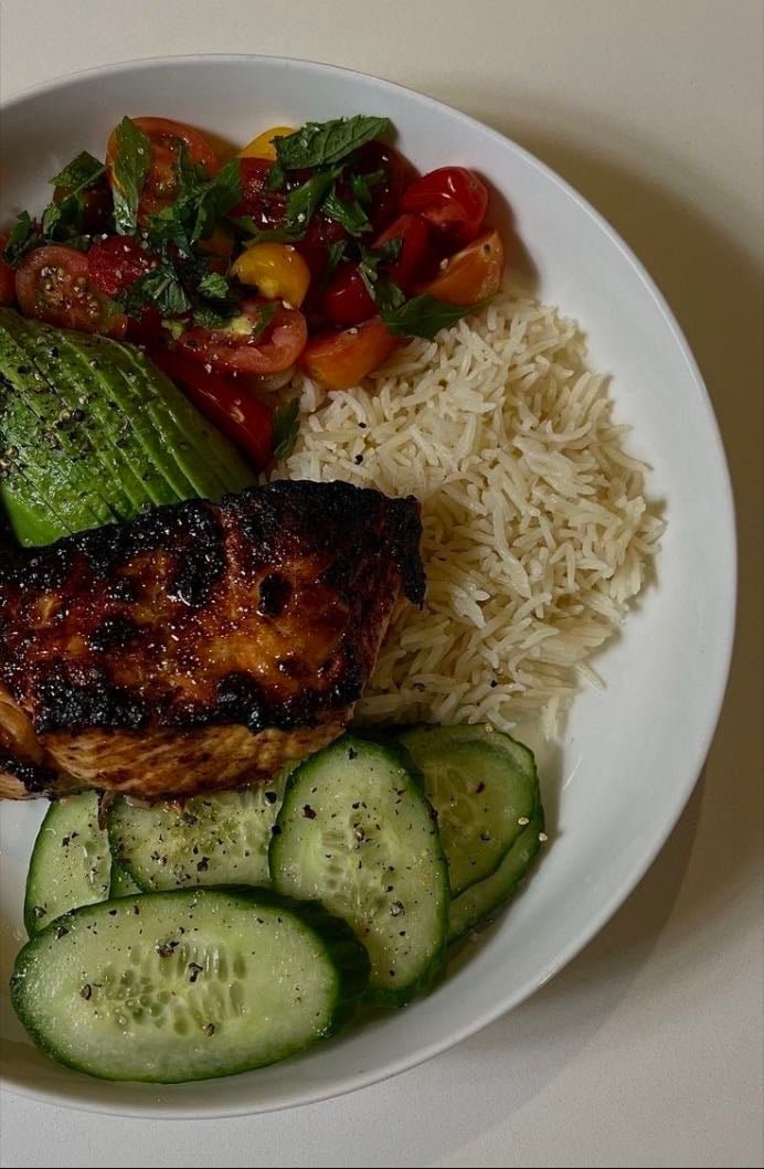 salmon bowl