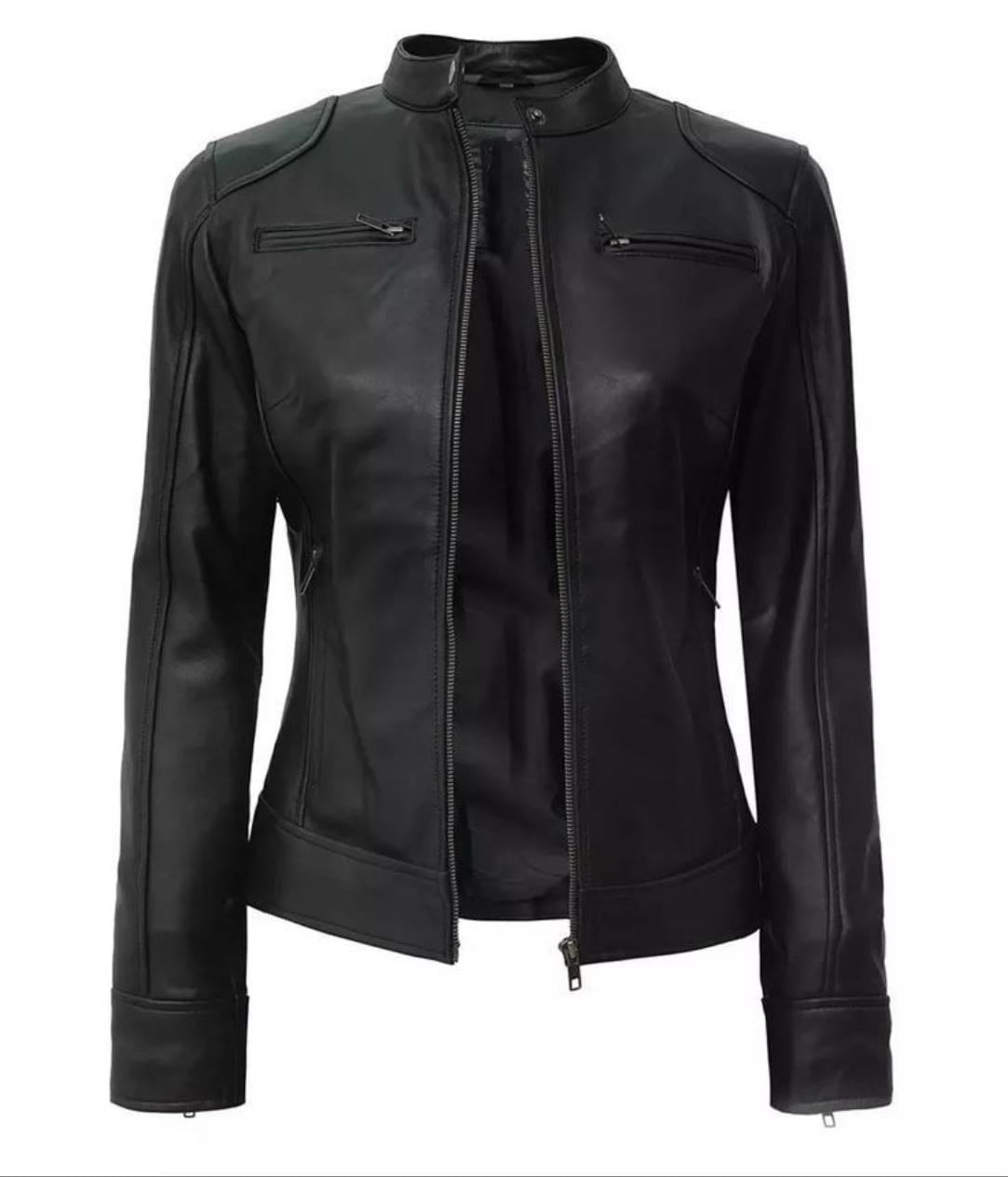 Veste en cuir
