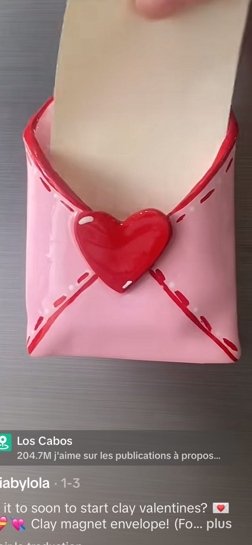 clay magnet enveloppe