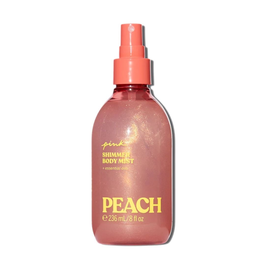 Mist da pink com glitter - peach