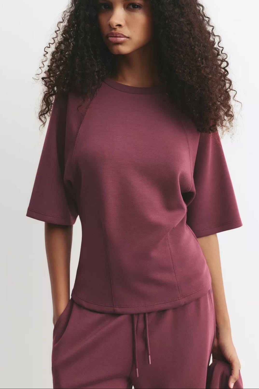 Short sleeve sweatshirt - Pull and Bear