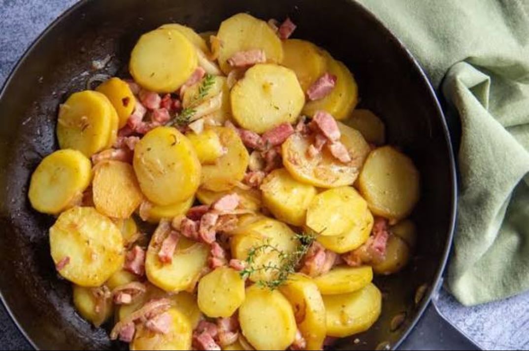Pomme de terre aux lardons