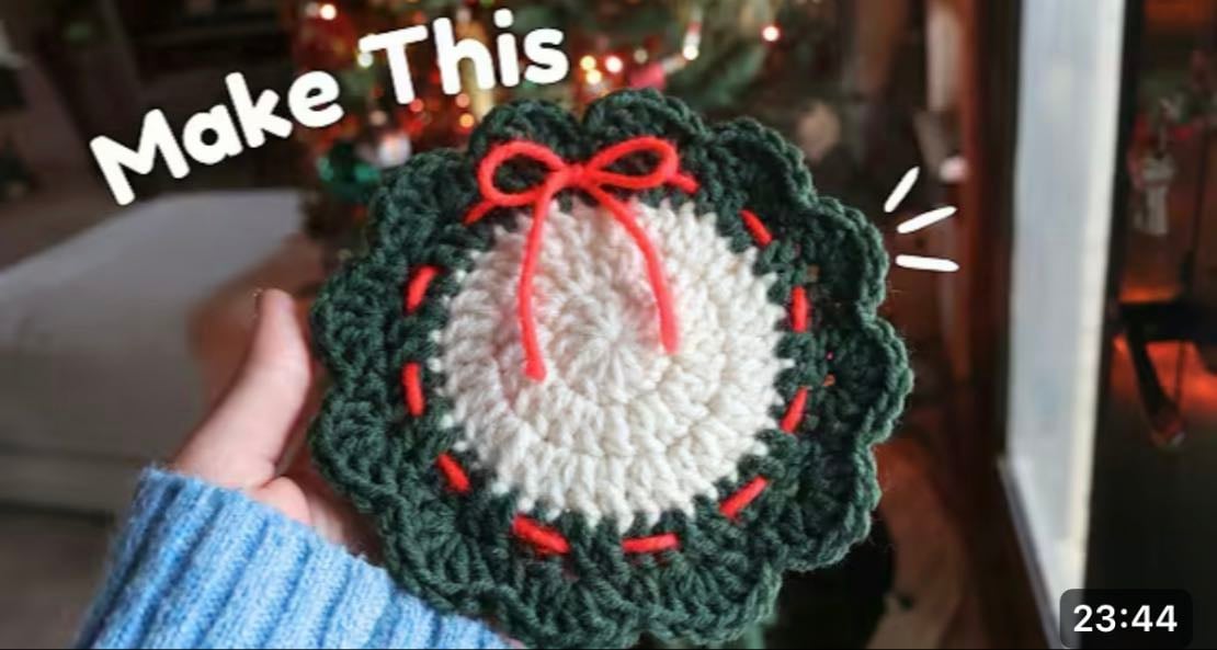 Christmas coaster - Tutorial