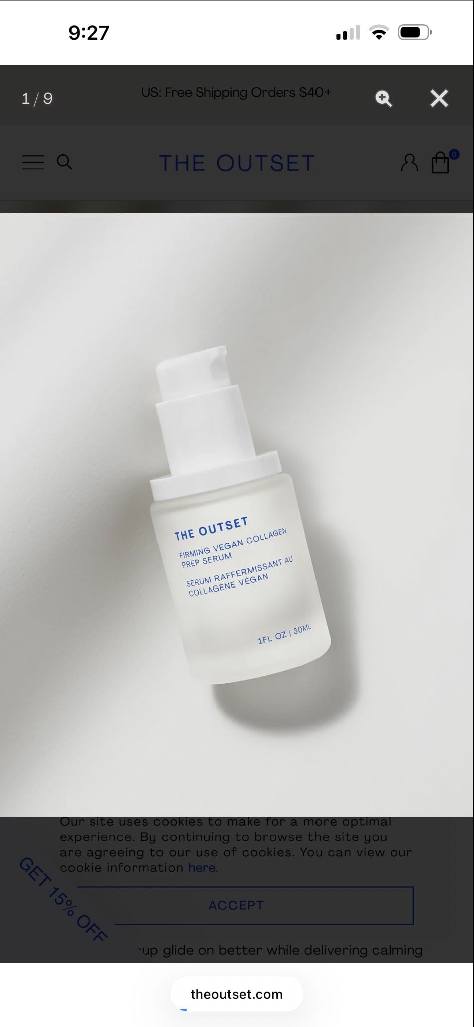 firming vegan collagen prep serum - the outset