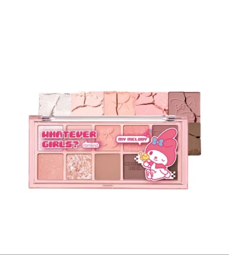 whatever girls? my melody better than palette - 10 my cheery garden - rom&nd
