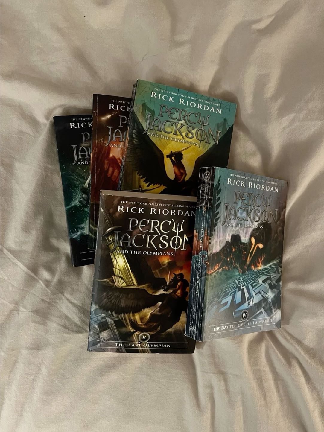 percy jackson series - rick riordan