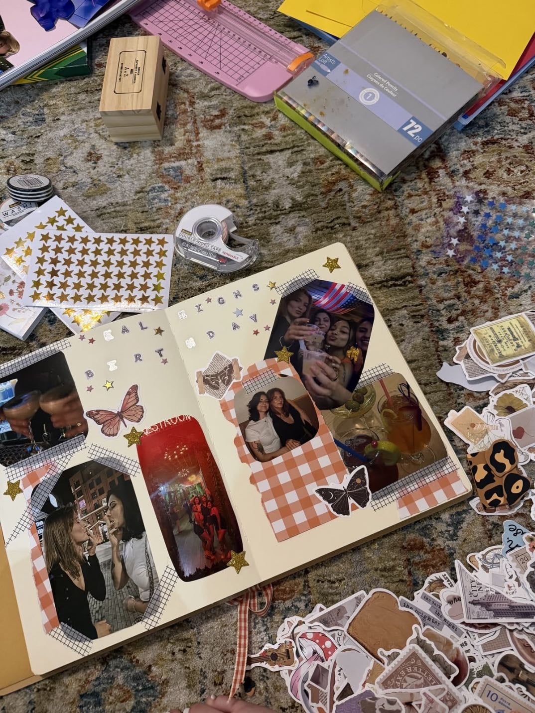 Scrapbooking/making collages!
