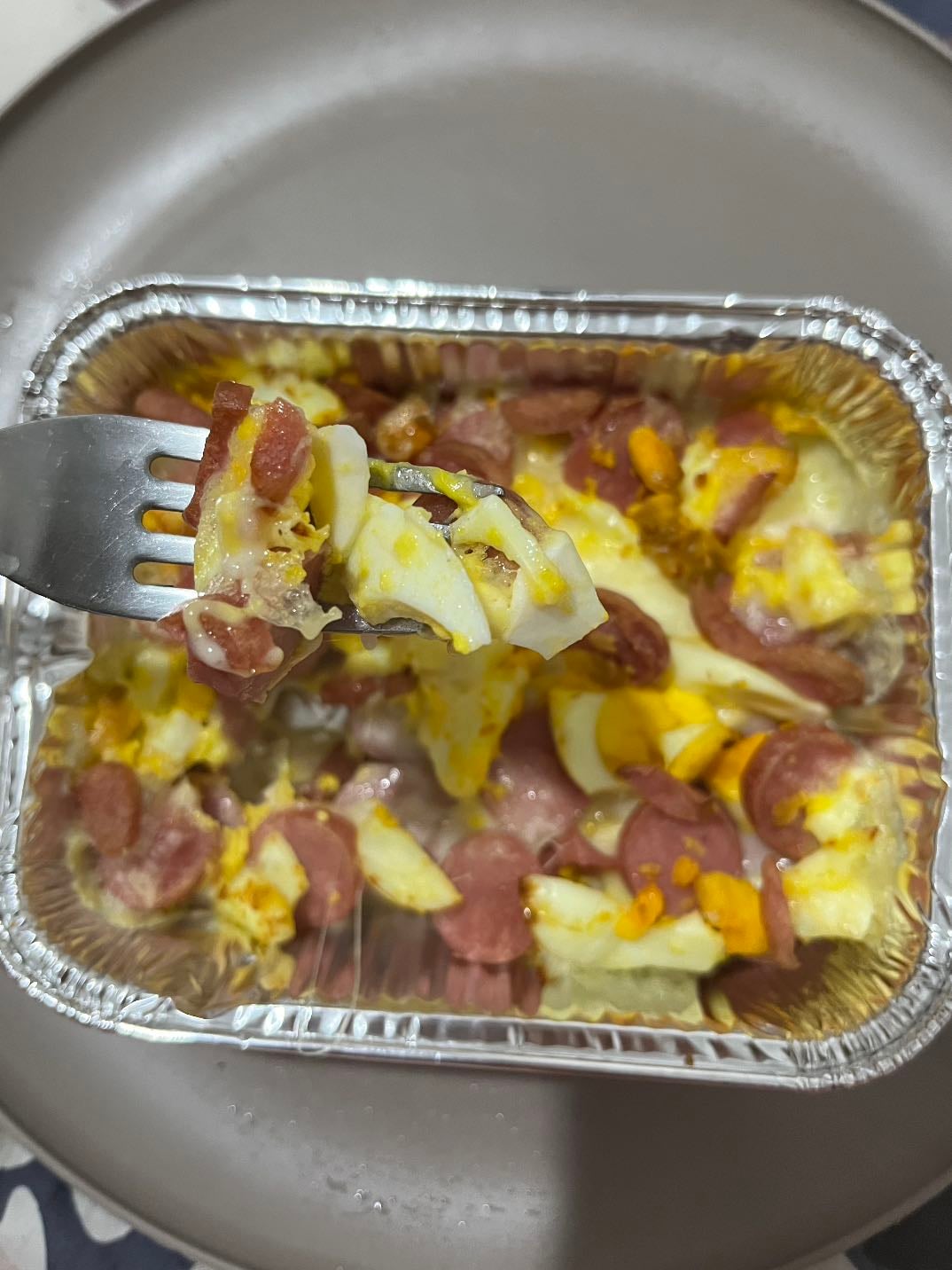 pastel de salchihuevo - 9/05