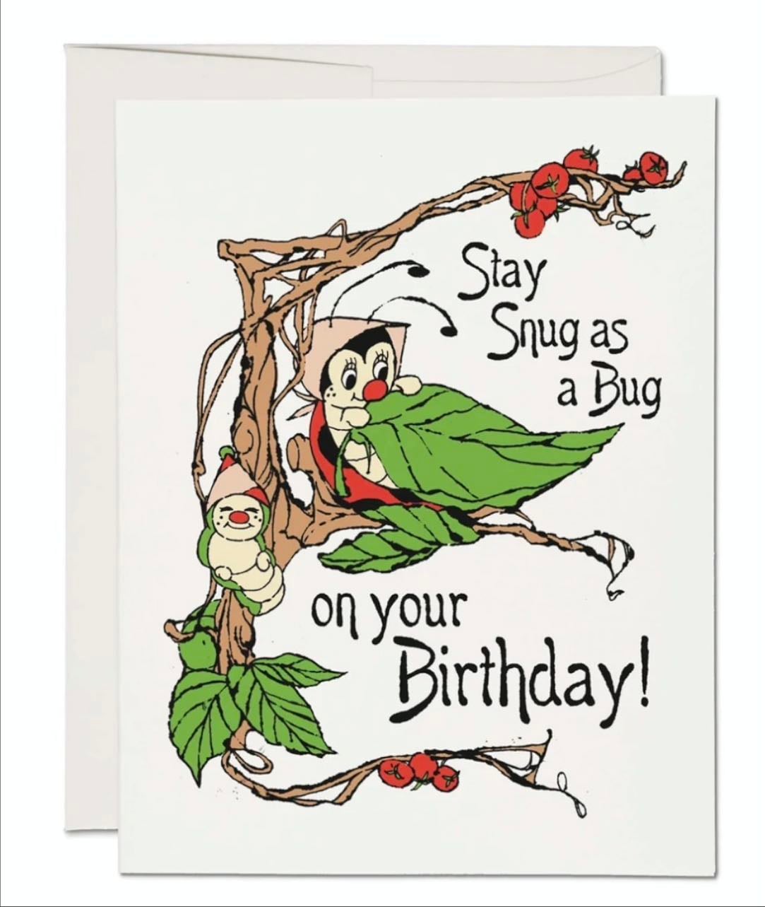 Stay Snug Greeting Card - Red Cap Cards