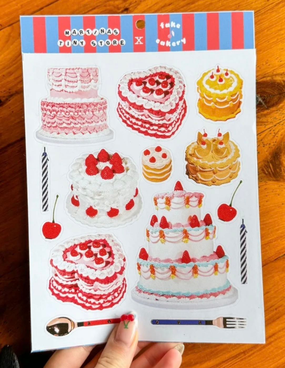 Fake Cakery Stickersheet - Martina’s Tiny Store